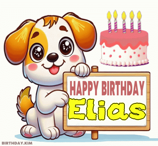 Happy Birthday Elias GIF