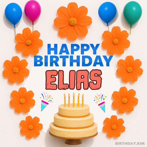 Happy Birthday Elias GIF