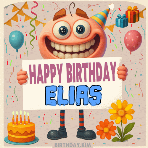 Happy Birthday Elias GIF