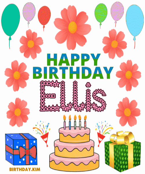 Happy Birthday Ellis GIF