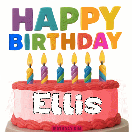Happy Birthday Ellis GIF