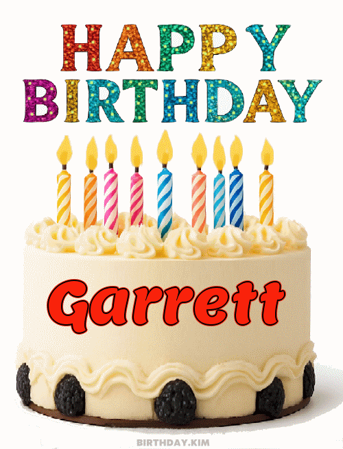 Happy Birthday Garrett GIF