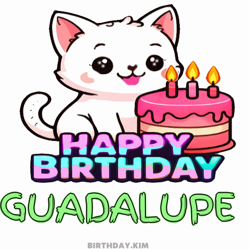 Happy Birthday Guadalupe GIF