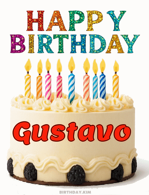 Happy Birthday Gustavo GIF