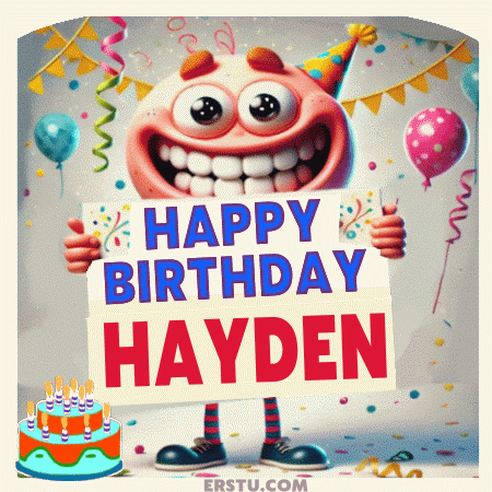 Happy Birthday Hayden gif