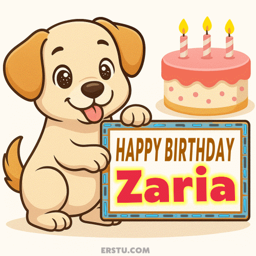 Happy Birthday Zaria gif