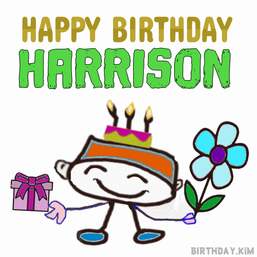 Happy Birthday Harrison GIF