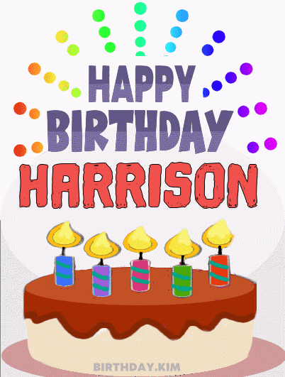 Happy Birthday Harrison GIF