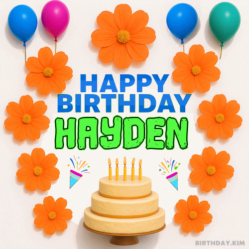 Happy Birthday Hayden GIF