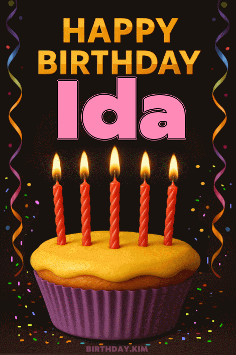 Happy Birthday Ida GIF