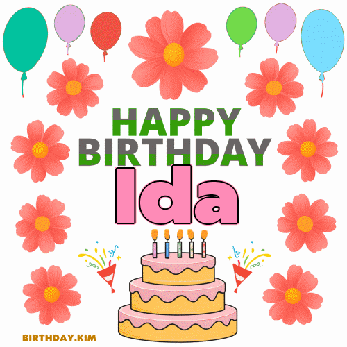 Happy Birthday Ida GIF