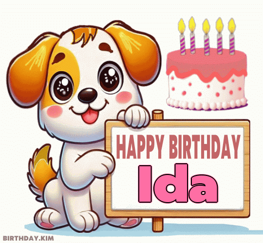 Happy Birthday Ida GIF