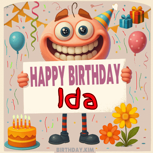 Happy Birthday Ida GIF