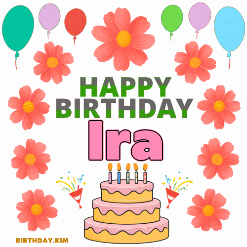 Happy Birthday Ira GIF