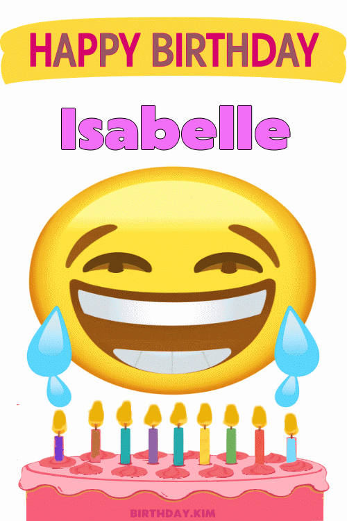 Happy Birthday Isabelle GIF