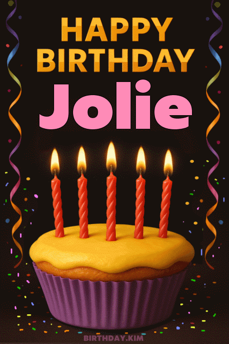 Happy Birthday Jolie GIF