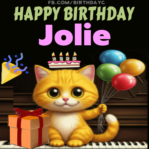 Happy Birthday Jolie GIF