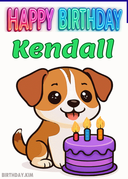 Happy Birthday Kendall GIF