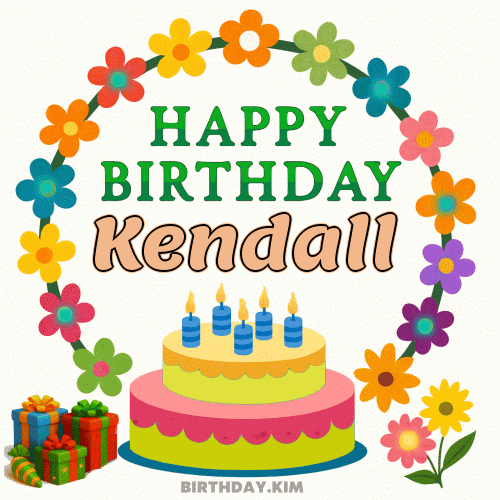 Happy Birthday Kendall GIF