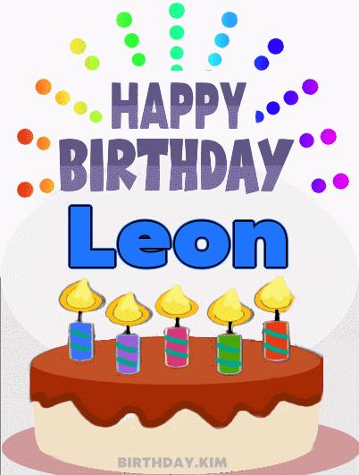 Happy Birthday Leon GIF