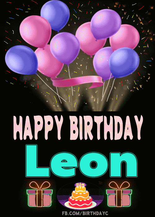 Happy Birthday Leon GIF