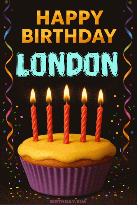 Happy Birthday London GIF