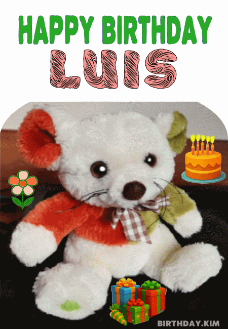 Happy Birthday Luis GIF