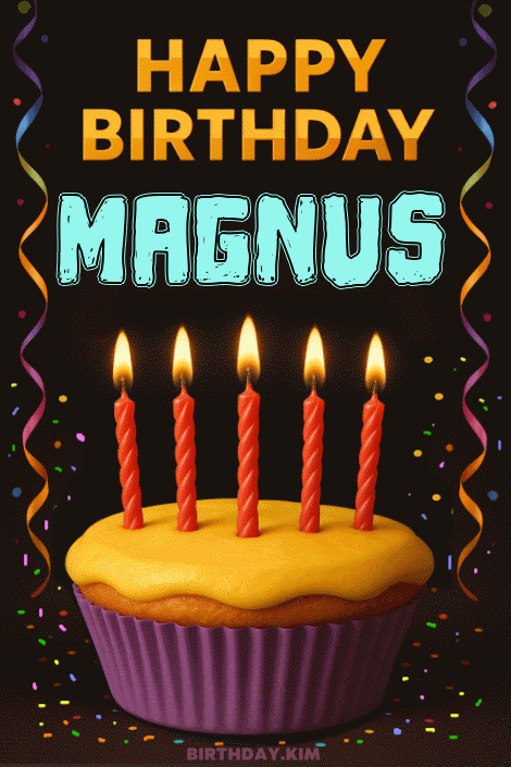 Happy Birthday Magnus GIF