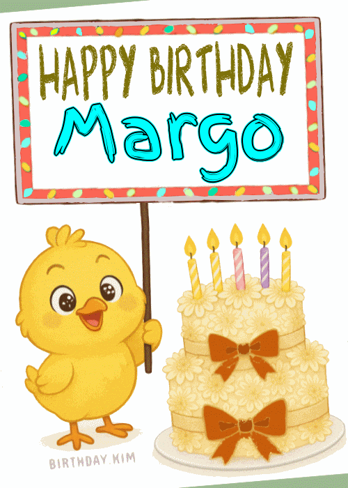 Happy Birthday Margo GIF