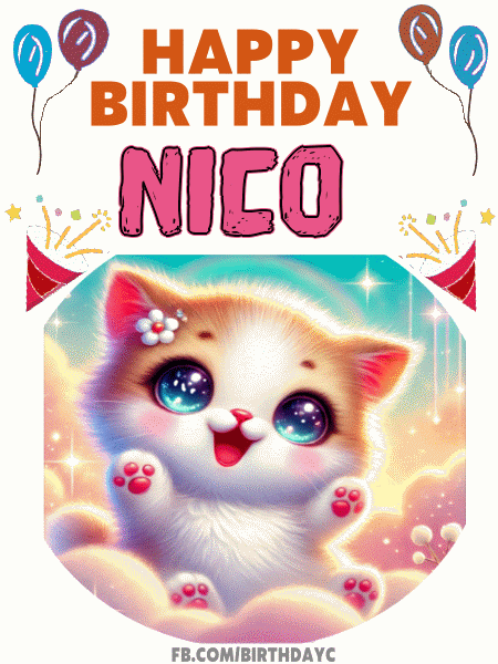 Happy Birthday Nico GIF