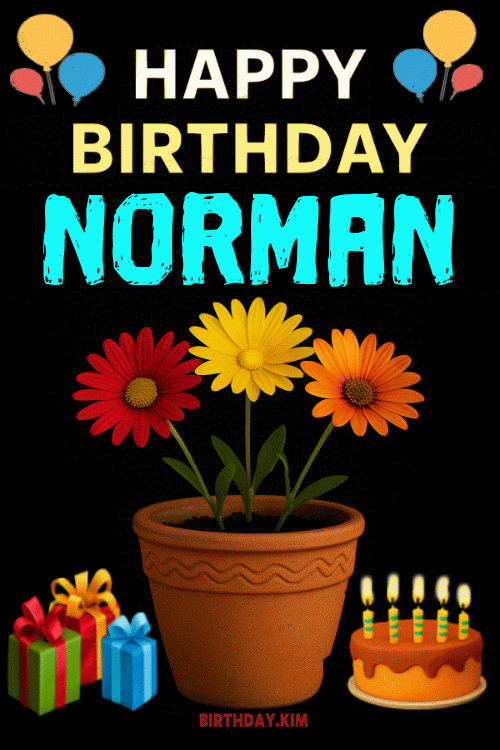 Happy Birthday Norman GIF