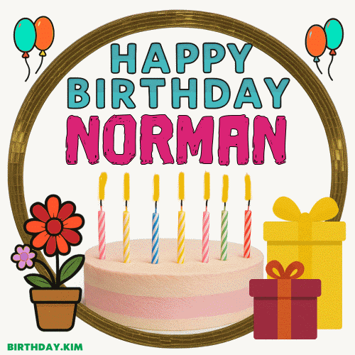 Happy Birthday Norman GIF