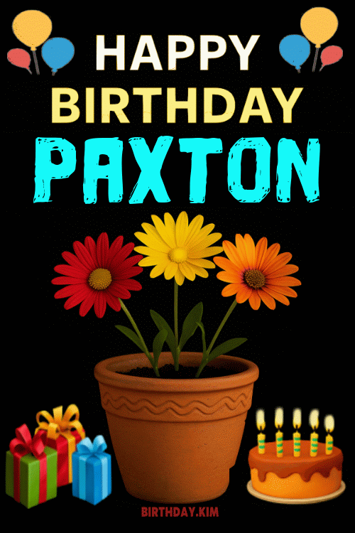 Happy Birthday Paxton GIF