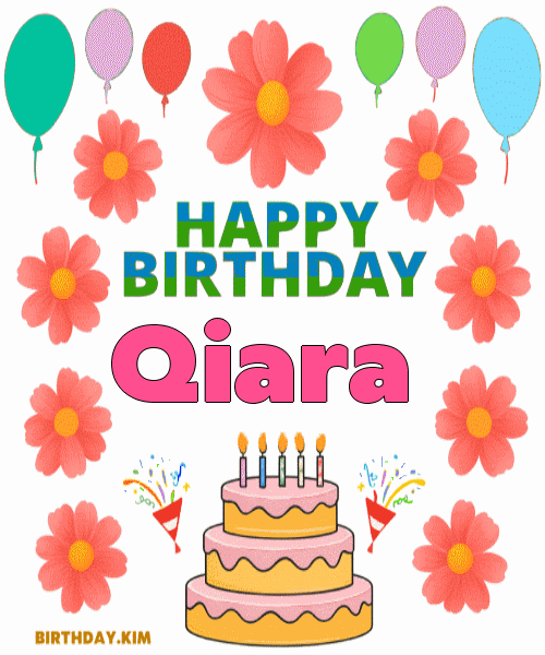 Happy Birthday Qiara GIF