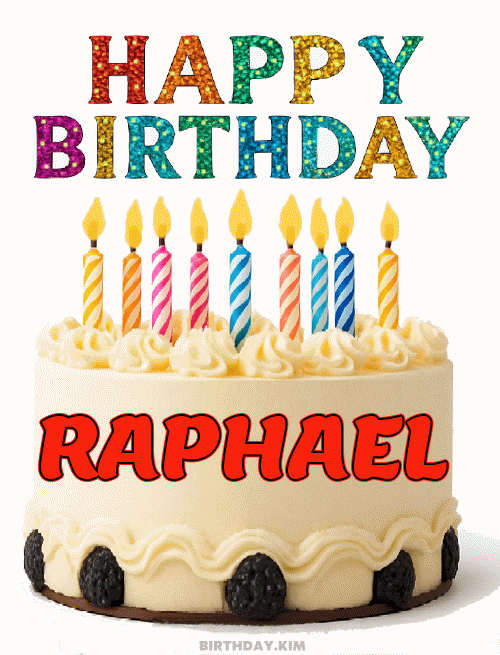 Happy Birthday Raphael GIF
