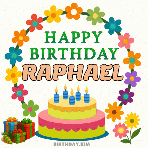 Happy Birthday Raphael GIF
