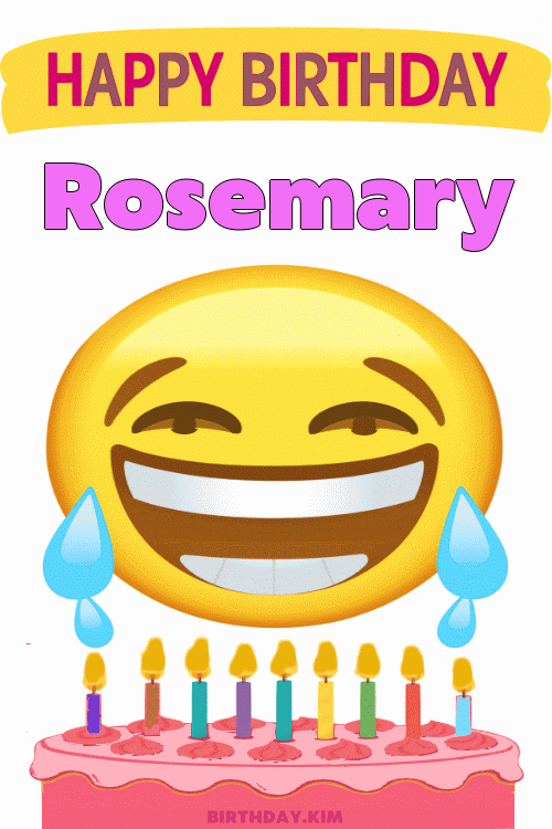 Happy Birthday Rosemary GIF