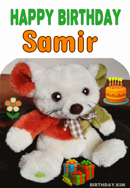 Happy Birthday Samir GIF