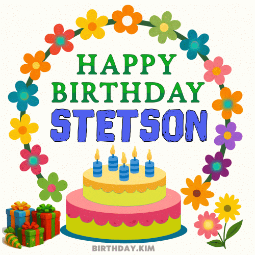 Happy Birthday Stetson GIF