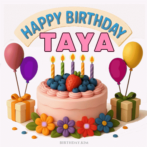 Happy Birthday Taya GIF