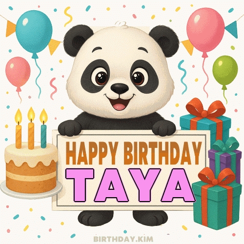 Happy Birthday Taya GIF