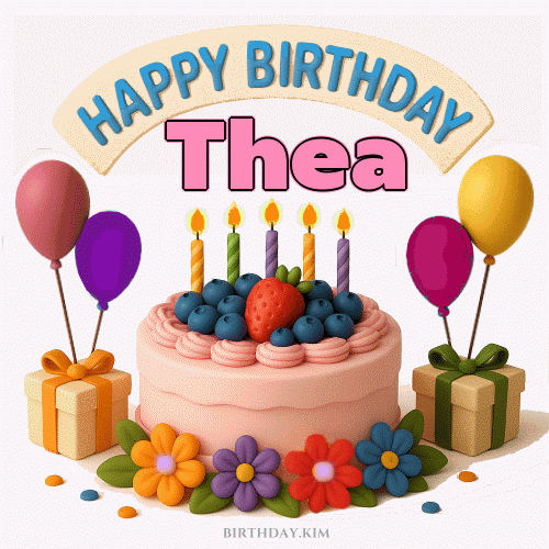 Happy Birthday Thea GIF