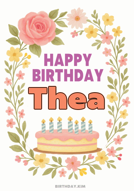 Happy Birthday Thea GIF