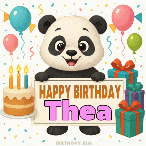 Happy Birthday Thea GIF
