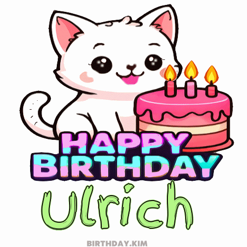 Happy Birthday Ulrich GIF