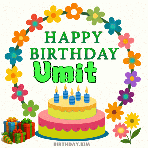Happy Birthday Umit GIF