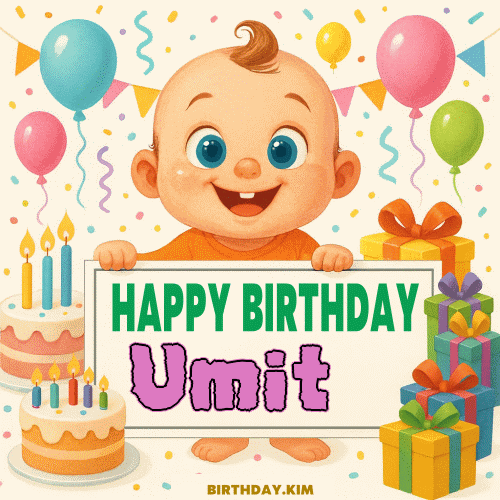 Happy Birthday Umit GIF
