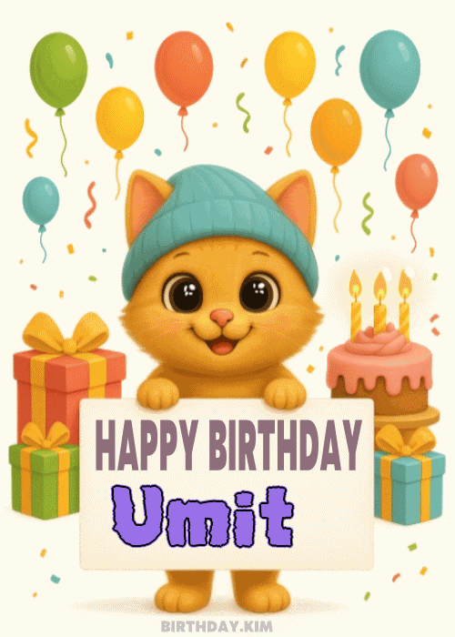 Happy Birthday Umit GIF