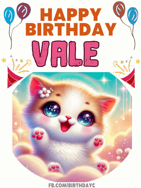 Happy Birthday Vale GIF