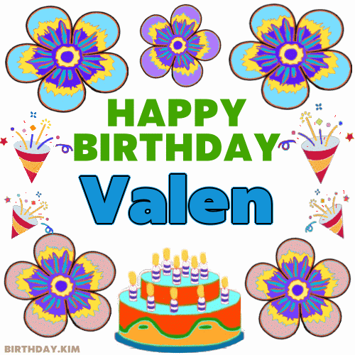 Happy Birthday Valen GIF